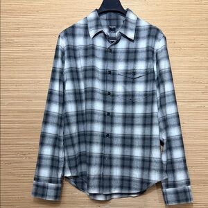 Todd Snyder Black and White Plaid Shirt